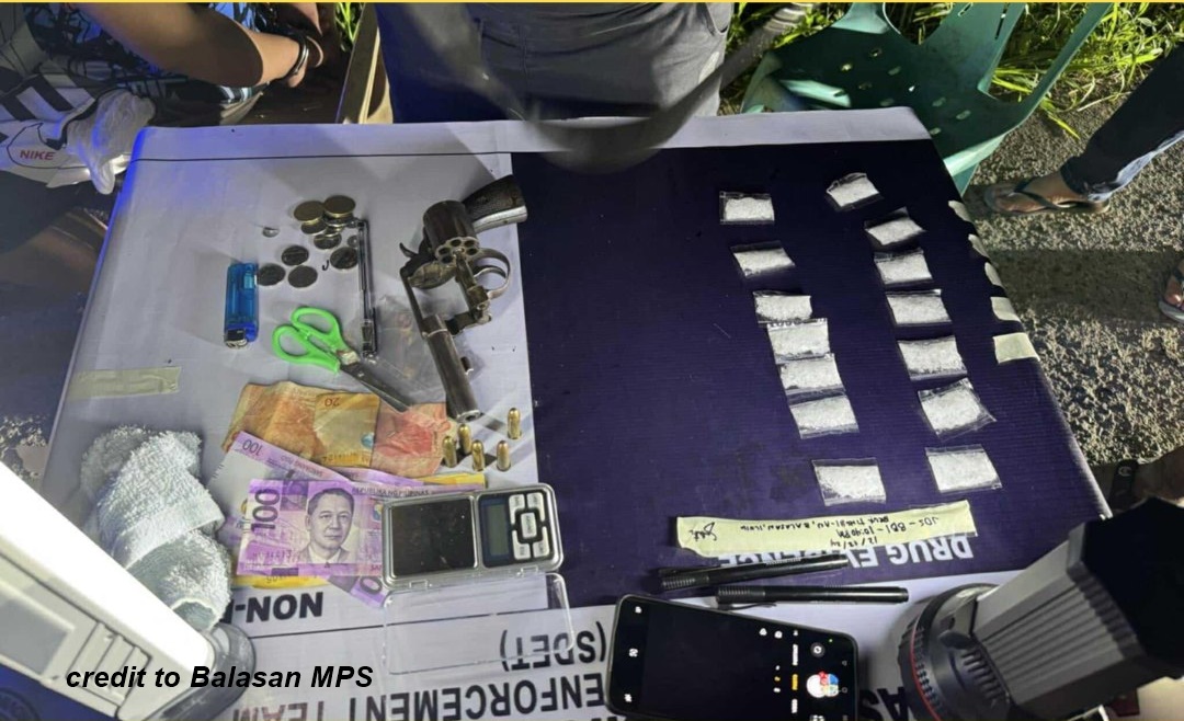 Dismissed police dakop sa buy bust operation sa Balasan