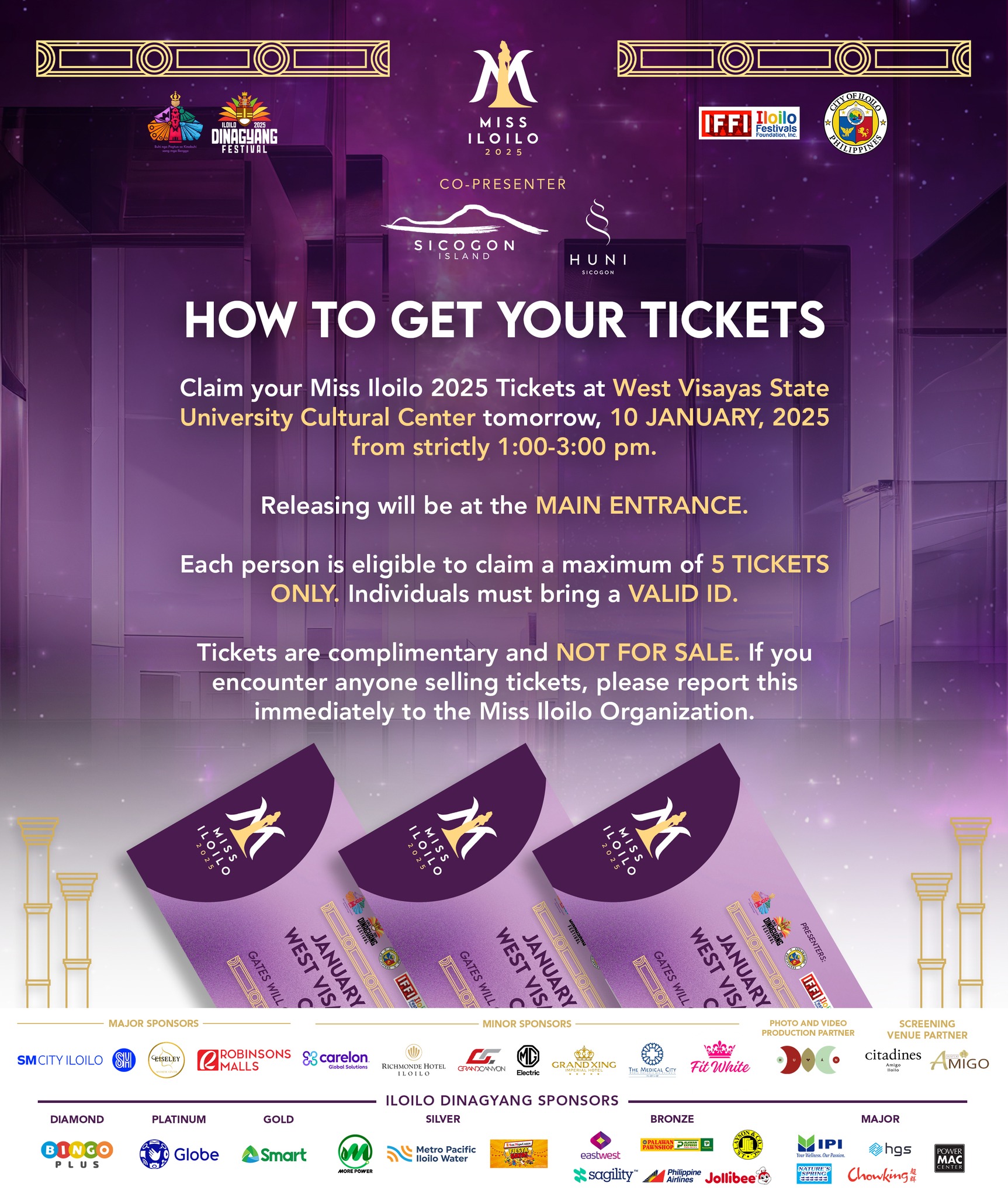 Tickets para sa Miss Iloilo 2025 ipanagtag sang libre