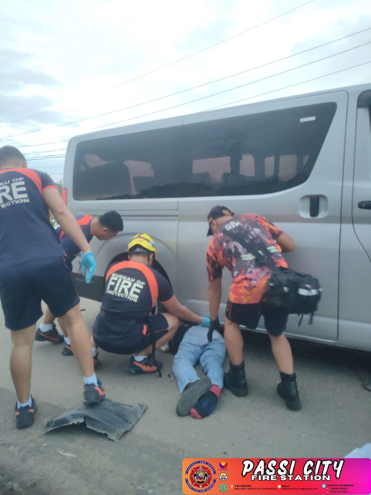 Tricycle driver patay sang nagsuhot sa commuter van sa Passi City