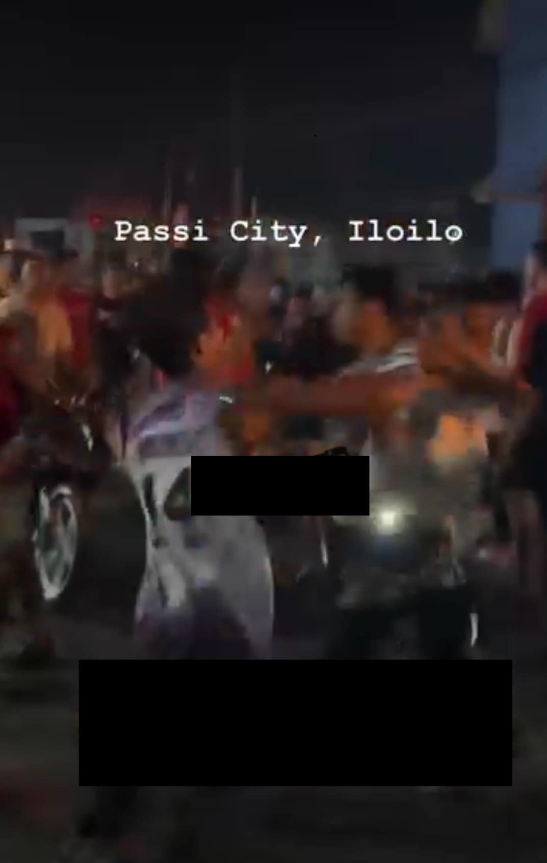 Grupo sang mga pamatan-on nagrambol sa Passi City kadungan ang pagsug-alaw sang bag-ong tuig
