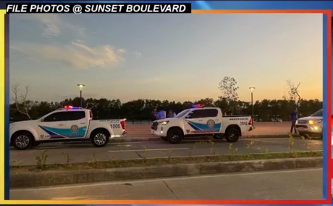 LTO 6 nag-deploy sang team sa Iloilo Sunset Boulevard agud magbantay sa mga naga-inom sang makahulubog nga ilimnon