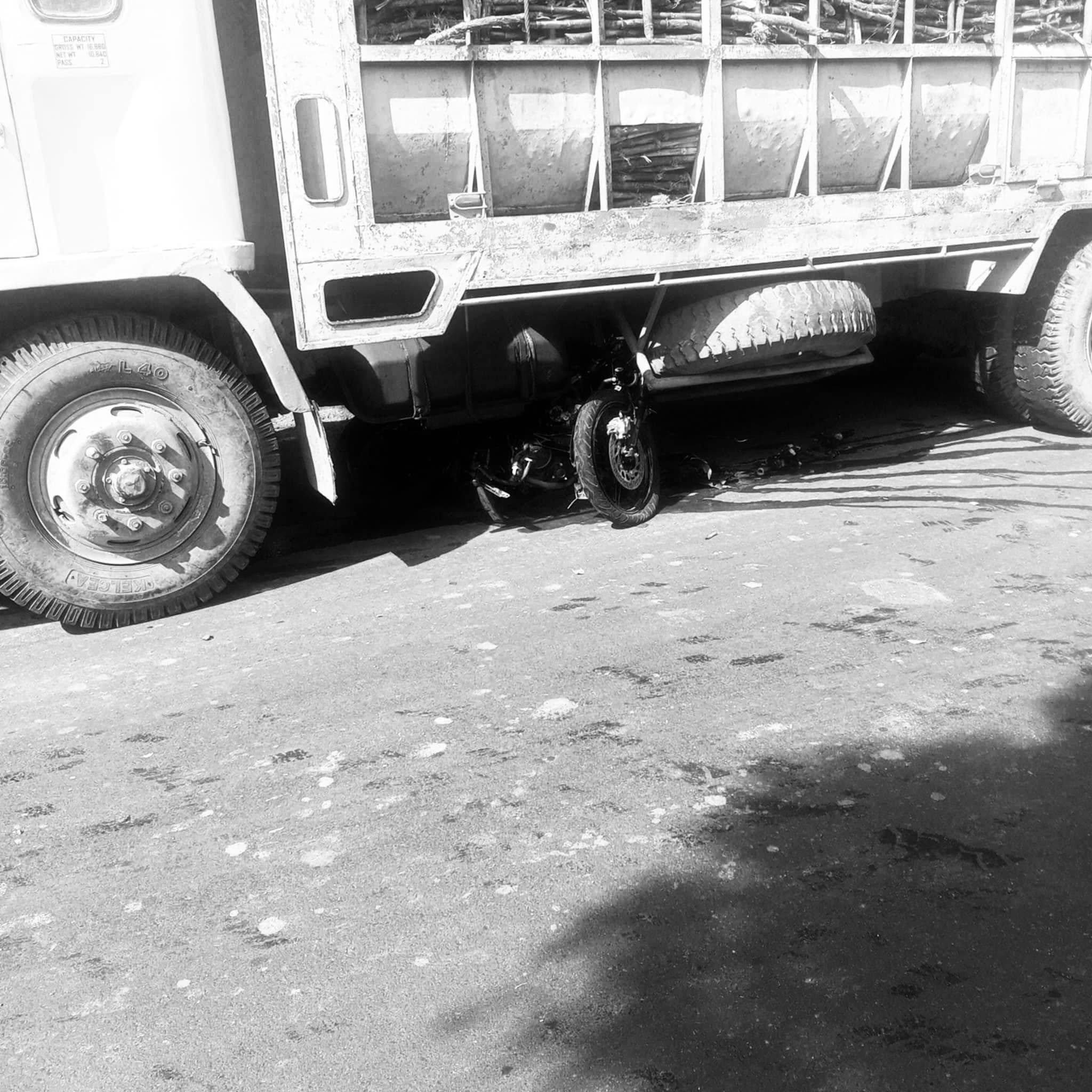 Driver sang motorsiklo patay sang nakabunggo kag nagsuhot sa truck sa San Enrique
