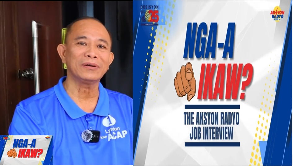 “Nga-a Ikaw: The Aksyon Radyo Iloilo Job Interview” nagsugod na; former Councilor Lyndon Acap una nga nagplastar sang iya mga prayoridad kag plataporma para sa midterm elections