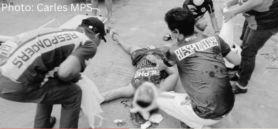 Police nga assigned sa Maritime Unit sa Carles aksidente nga natiruhan ang kaugalingon