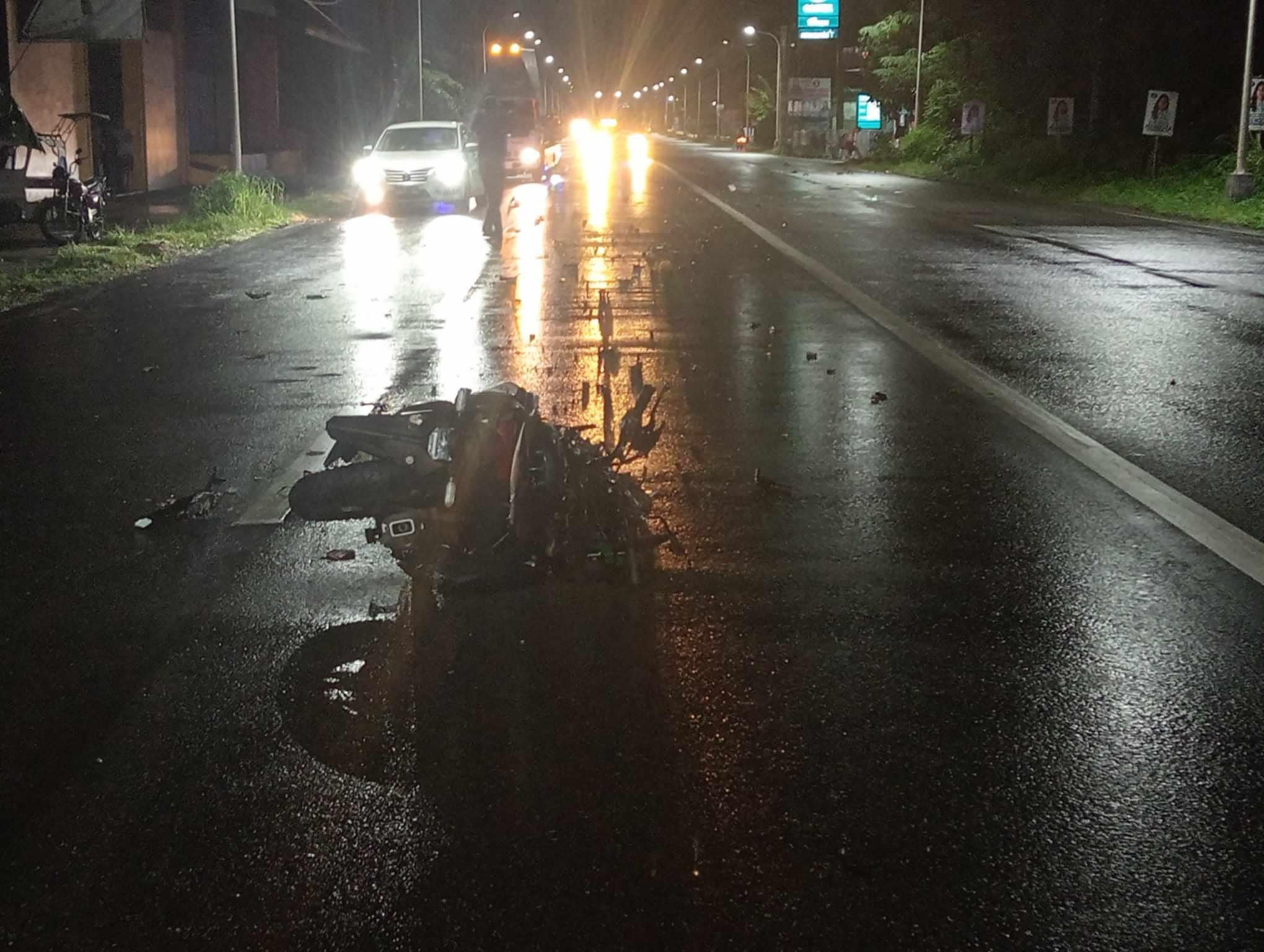 Driver sang motorsiklo patay sang nakabunggo sa Ceres bus sa Pototan