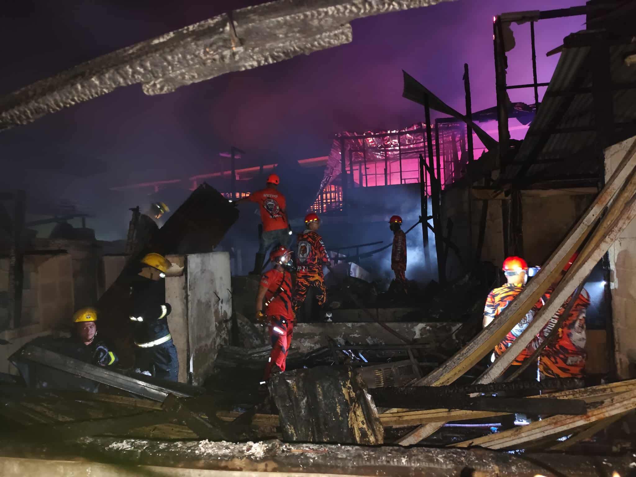 6 ka pamilya apektado sang sunog sa Magsaysay Village, La Paz