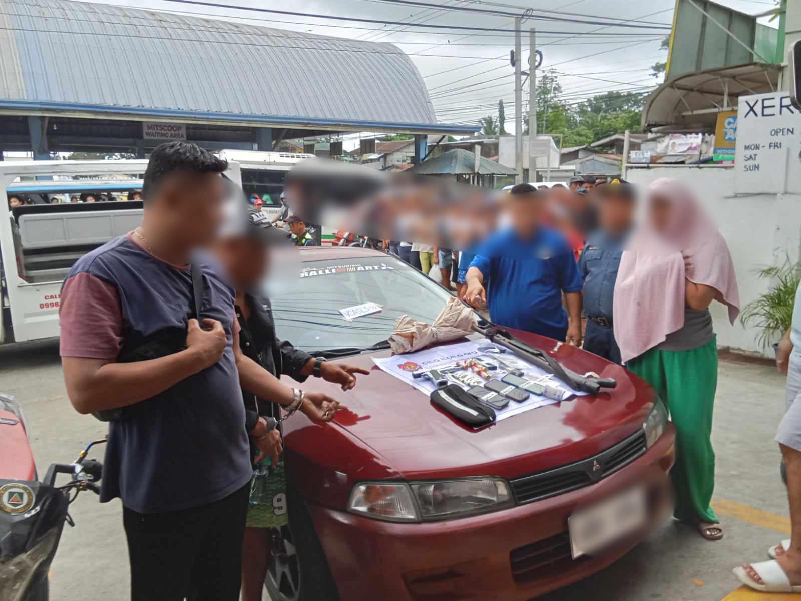 3 ka indibidwal lakip ang barangay kagawad arestado tungod sa pagbaligya sang pusil sa San Miguel, Iloilo