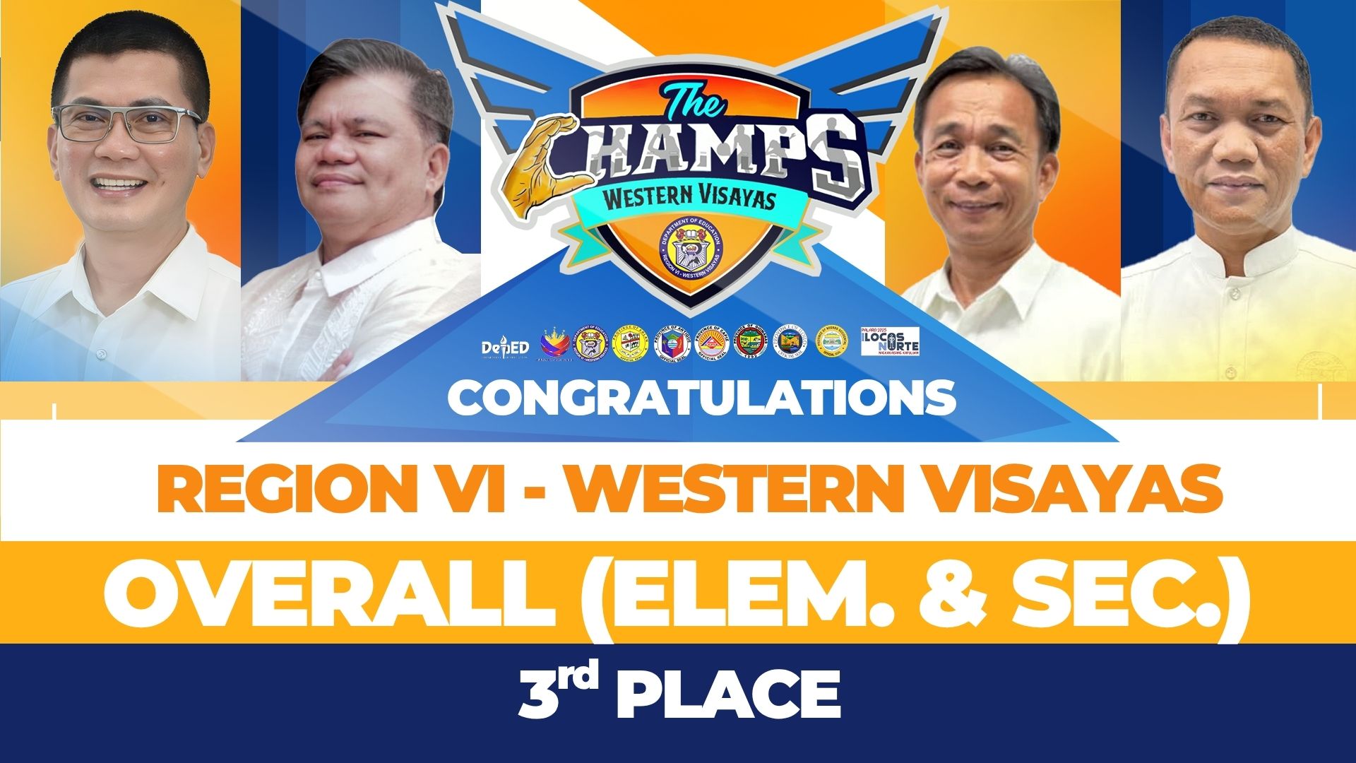 Western Visayas gindeklarar nga overall 3rd place sa Palarong Pambansa 2025