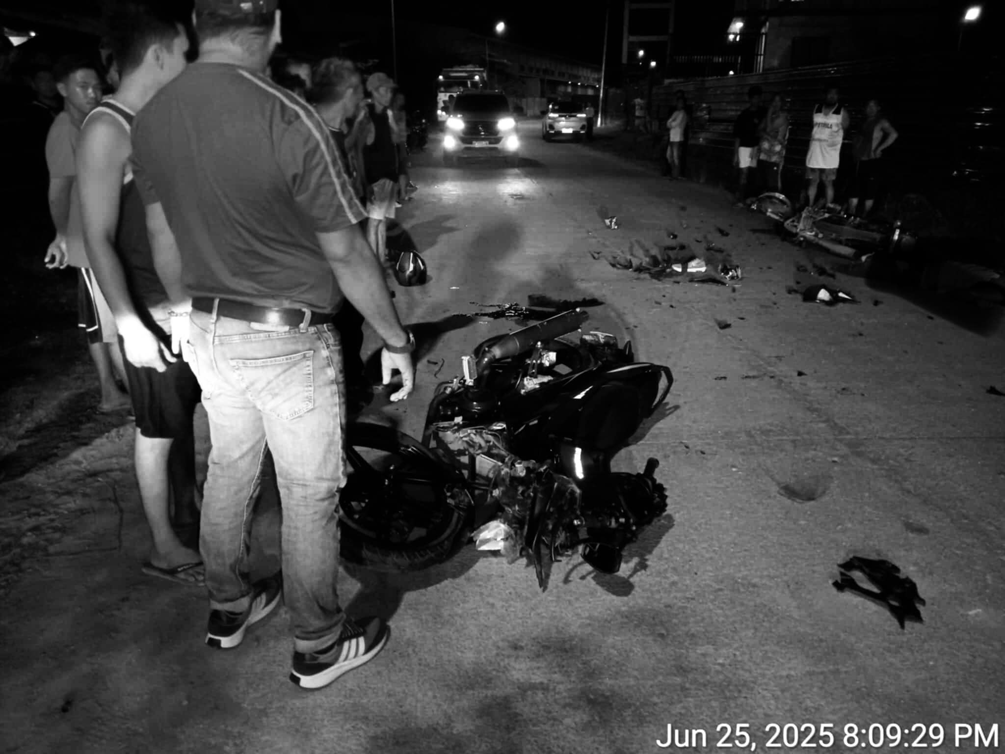 Civil engineer patay sang nagbungguanay ang 2 ka motorsiklo sa Pavia