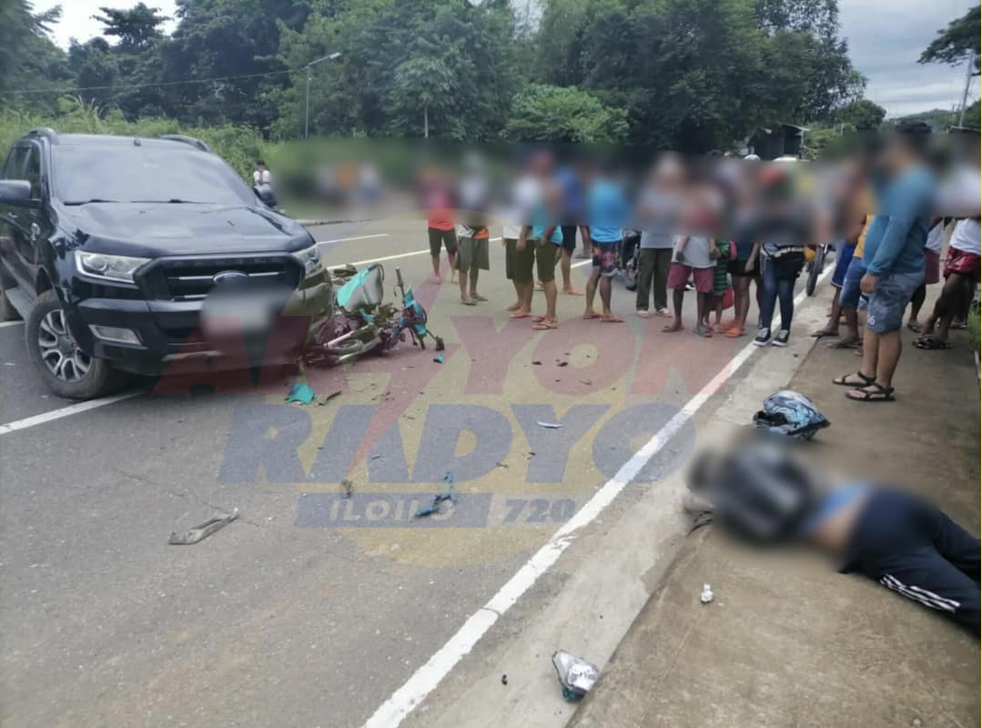 Driver sang motorsiklo patay sang nakabunggo sa pickup sa Barotac Viejo