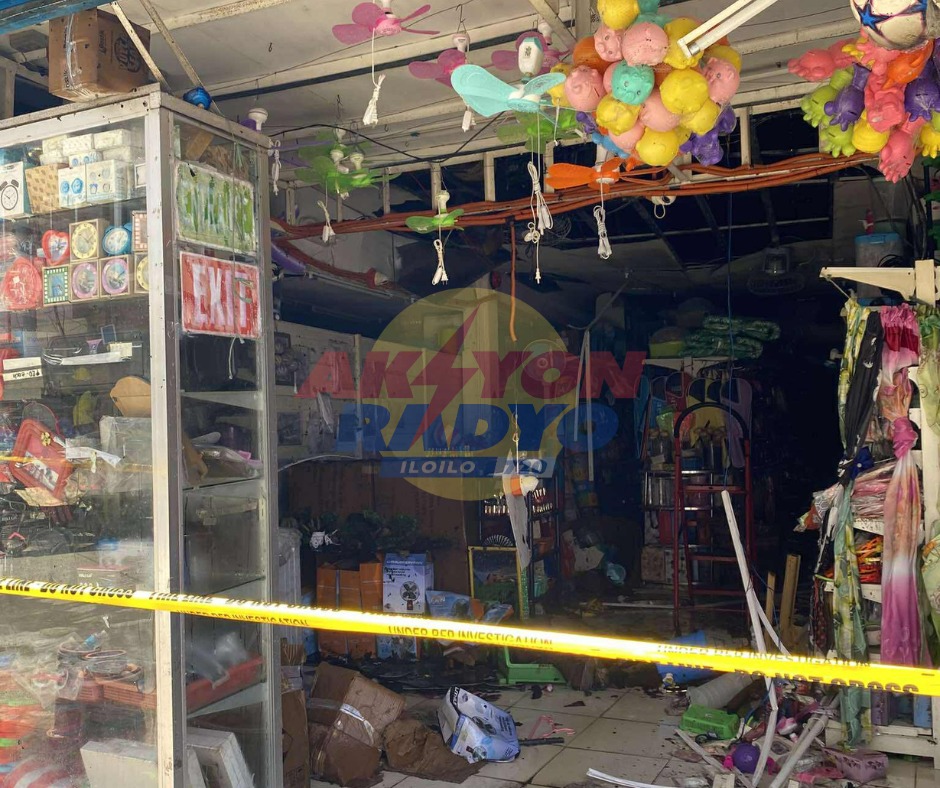 Merchandise store sa Guimbal nasunog