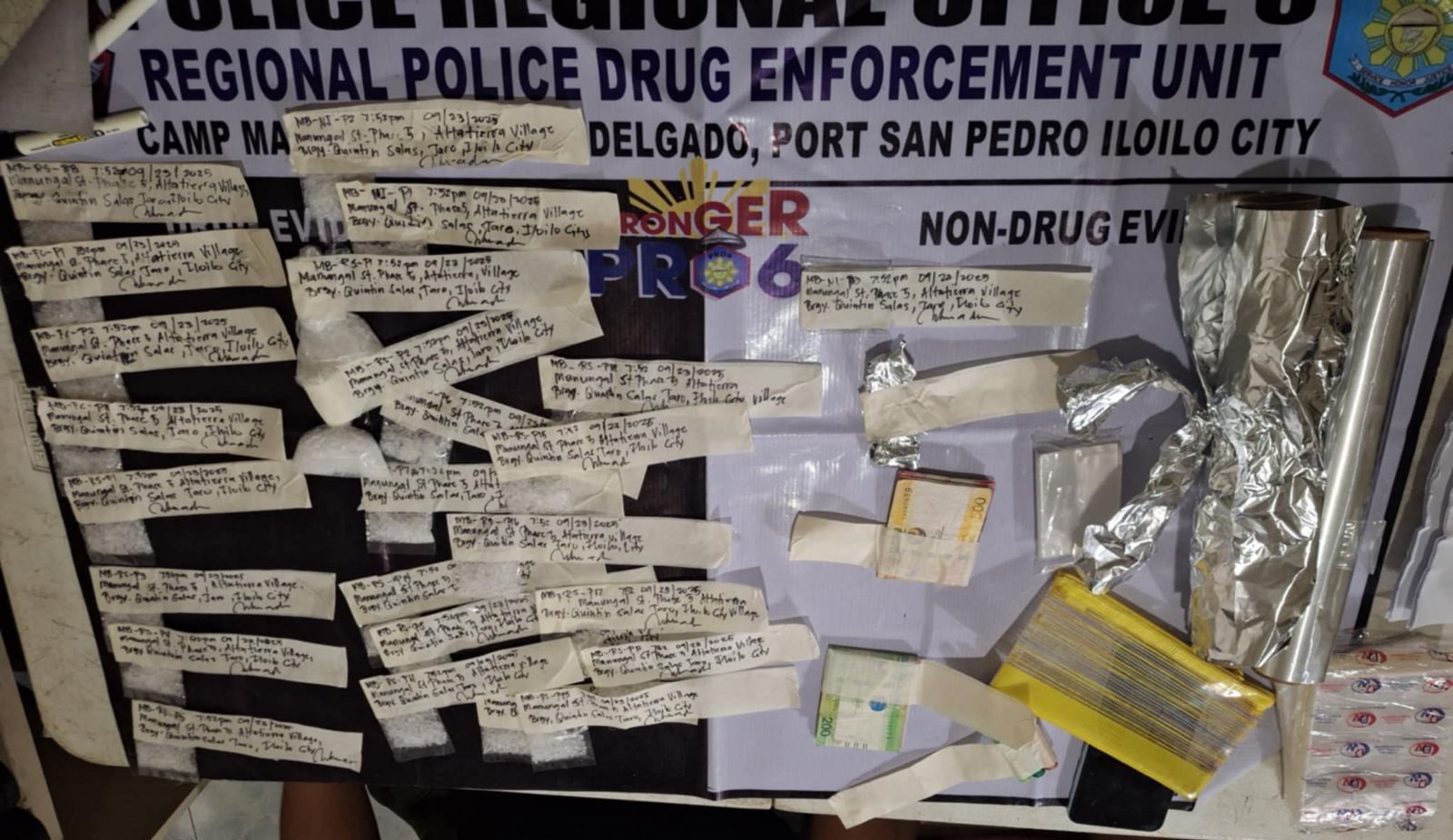 P1.1 million nga balor sang suspected shabu nakumpiskar sa drug buy bust operation sa Brgy. Quintin Salas, Jaro