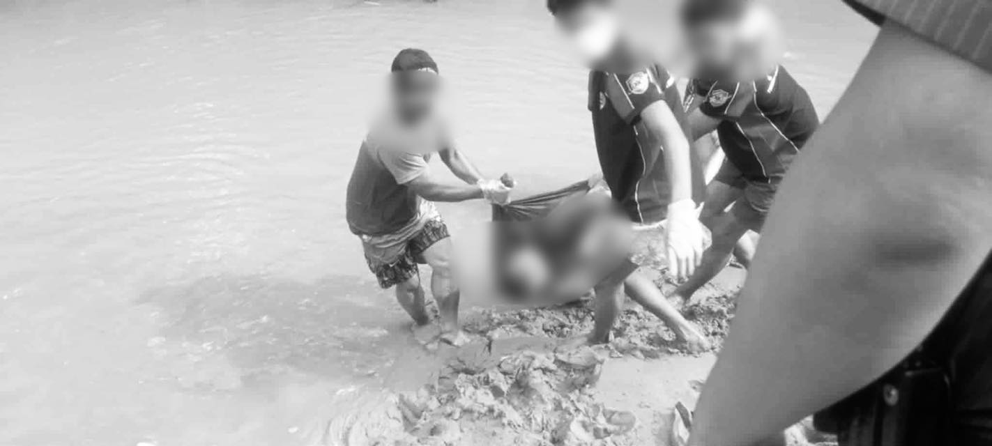 Manug-uling nasapwan nga nagalutaw sa suba sa Tigbauan