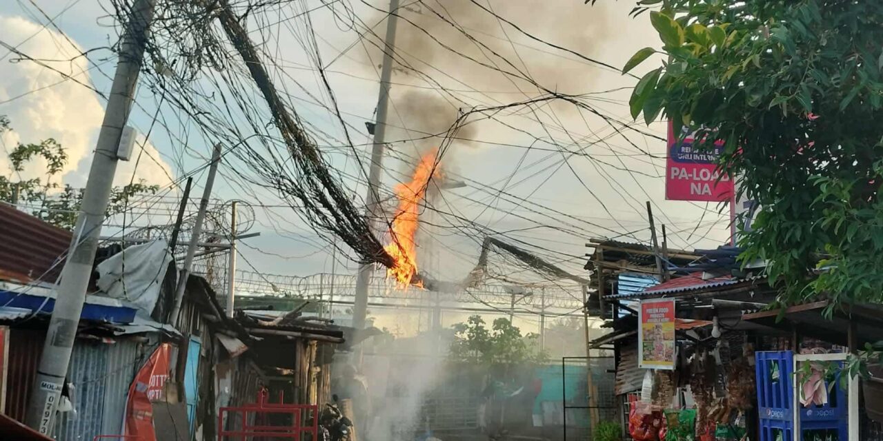 Linya sang kuryente sa North Baluarte, Molo nagkalayo