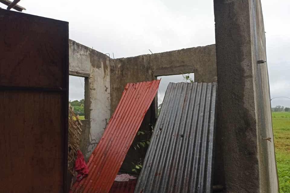 120 ka mga balay partially damaged, 10 totally damaged sa paglaslas sang Bagyo Tino sa Iloilo Province