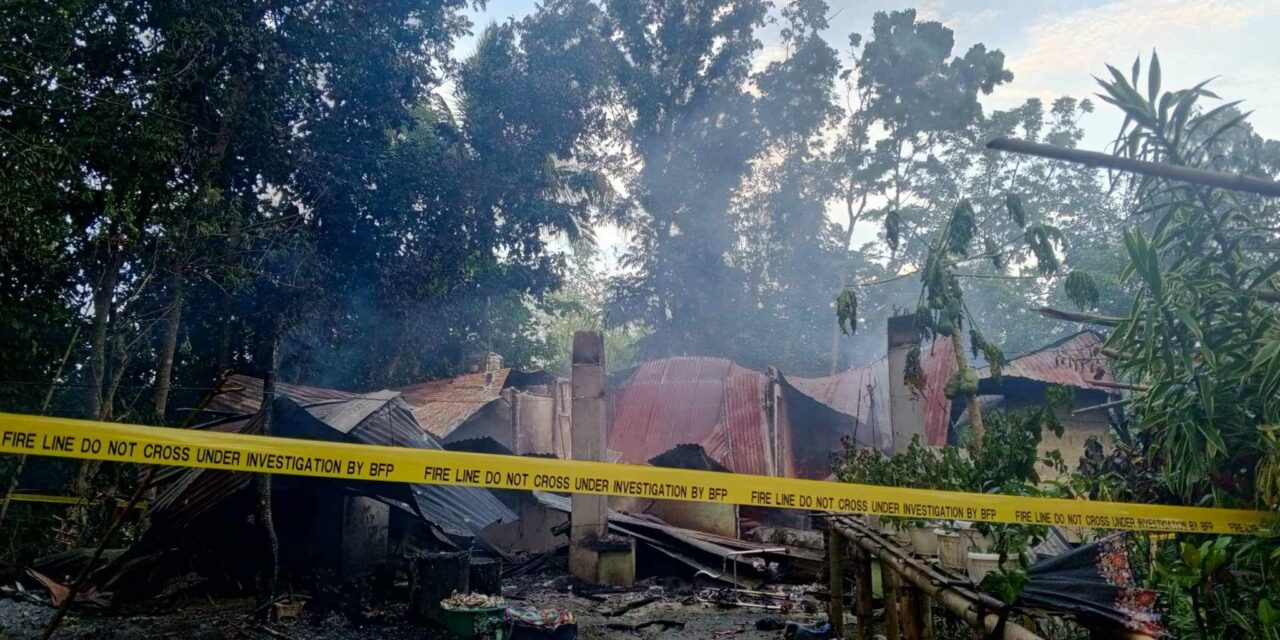 Senior citizen na babaye patay sang na-trap sa nasunog niya nga balay sa Badiangan