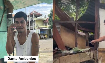 4 ka miyembro sang pamilya nakaluwas sang natumbahan sang puno sang lubi ang ila balay sa Nueva Valencia Guimaras