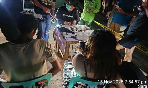 P12.2 million nga balor sang suspected shabu na-recover sa buy bust operation sa Sara