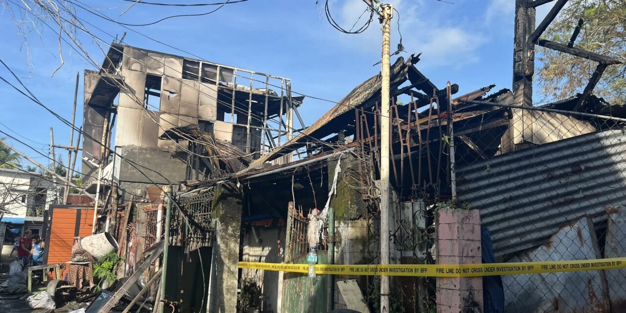 4 ka balay nasunog sa Calaparan, Arevalo