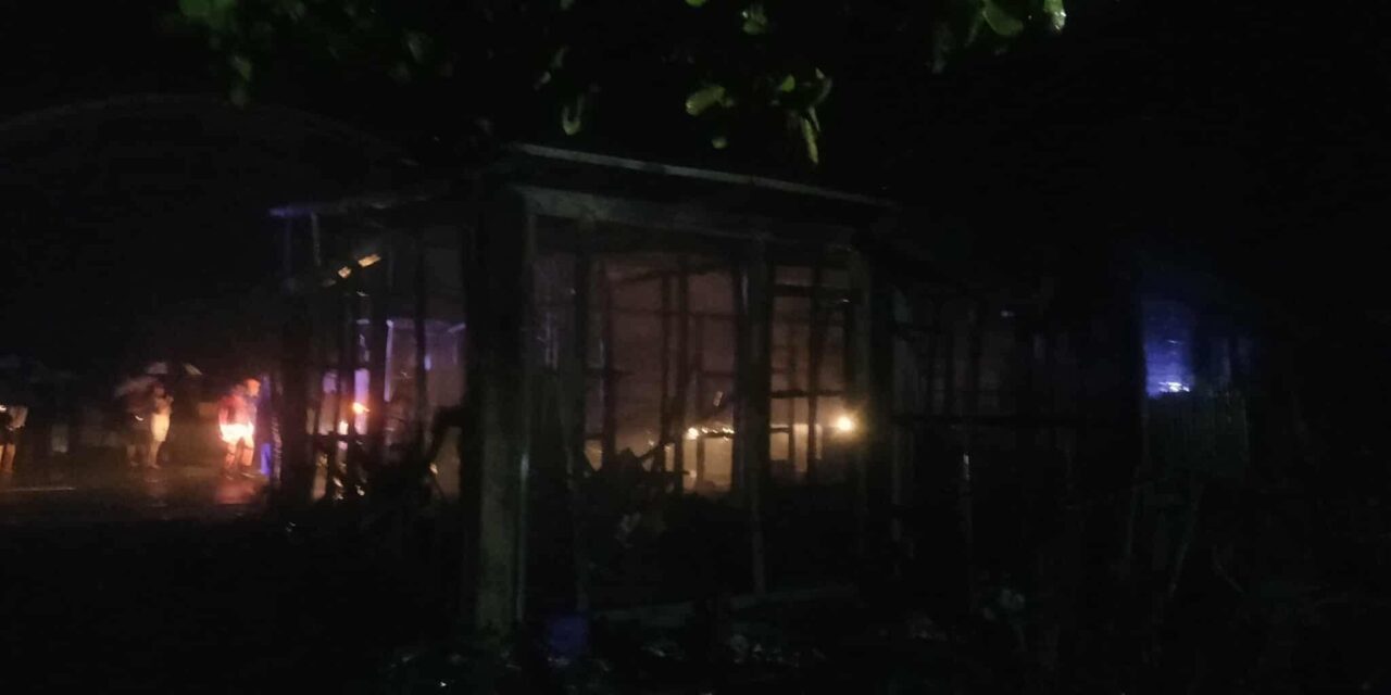4 ka commercial establishments nasunog sa Brgy. Napnapan Sur, Tigbauan; electrical in nature ginalantaw rason sang sunog — BFP