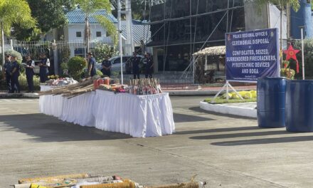 7,336 ka illegal firecrackers kag pyrotechnic devices nga nakumpiskar sa Western Visayas ginpang-dispose