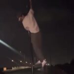 Oton police ma-deploy sang personnel sa Sunset Boulevard agud indi na masulit ang pagsaka sa lamp post