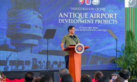 PASSENGER TERMINAL BUILDING SA ANTIQUE AIRPORT GIN-INAGURAHAN NI PRESIDENT FERDINAND MARCOS JR.