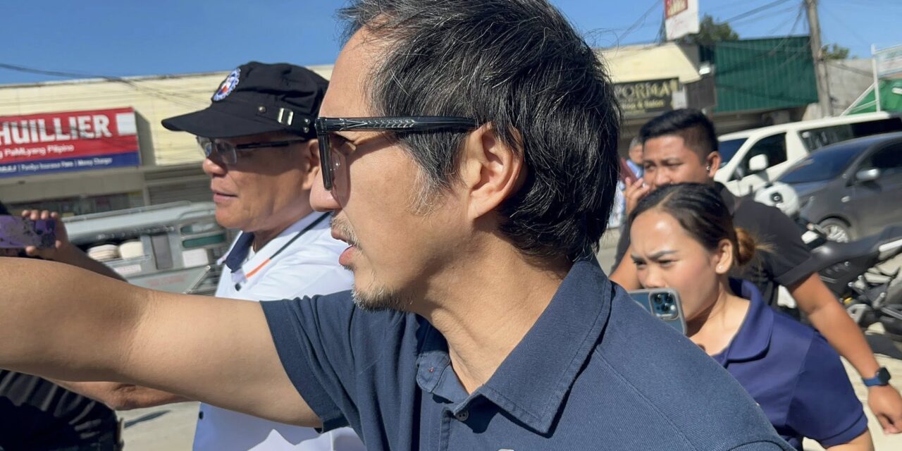 DPWH SEC. VINCE DIZON NAGBISITA SA AGANAN FLYOVER SUBONG NGA AGA