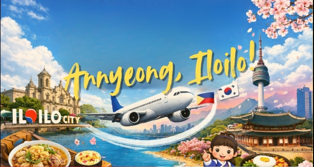 Iloilo-Seoul direct flight na-istoryahan nanday Gov. Arthur Defensor, Jr. kag ni South Korean Ambassador Lee Sang-hwa