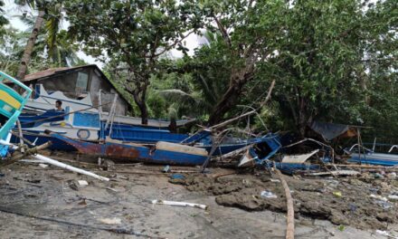 216 ka sakayan naguba sa storm surge sa island barangays sa Concepcion, Iloilo