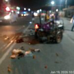 10 ka tuig nga bata nga babaye patay sang nagbungguanay ang tricycle kag motorsiklo sa Trapiche, Oton