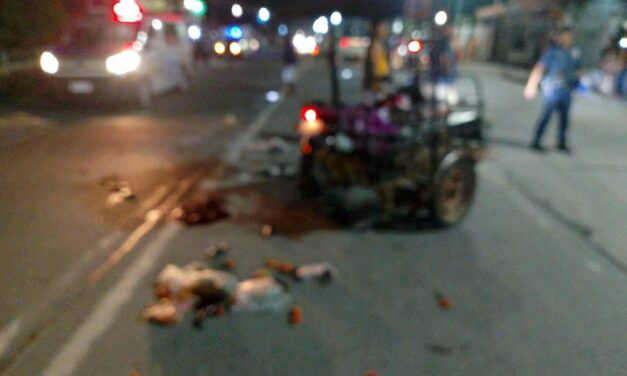 10 ka tuig nga bata nga babaye patay sang nagbungguanay ang tricycle kag motorsiklo sa Trapiche, Oton