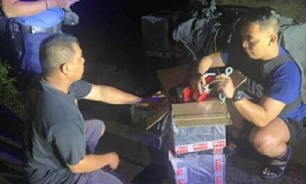 Masobra P160,000 nga balor sang kinaha nga peke nga sigarilyo na-recover sa Sara
