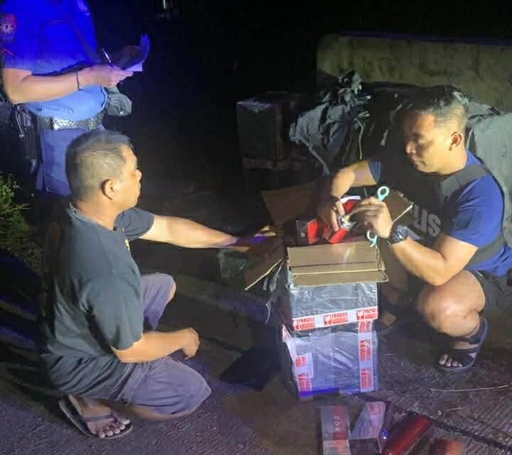 Masobra P160,000 nga balor sang kinaha nga peke nga sigarilyo na-recover sa Sara