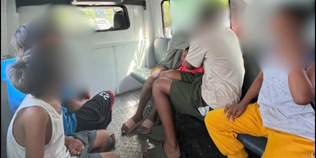 6 ka menor-de-edad nga nagabaligya sang trapo sa Atria District gin-rescue sang CSWDO