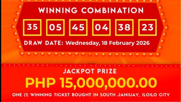 Winner sa Megalotto 6/45 nagtaya sa Janiuay; P15 million nadaugan