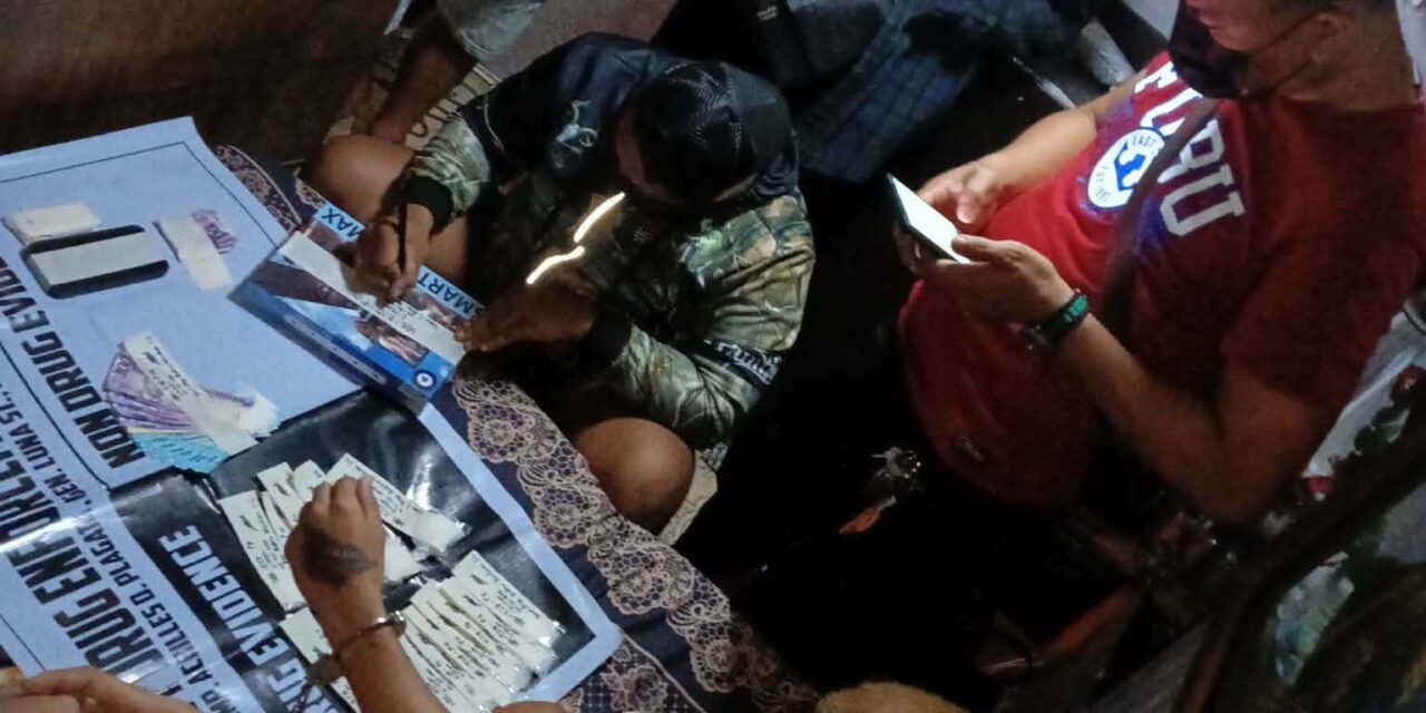 P1.9 million nga balor sang suspected shabu na-recover sa mag-utod sa drug bust operation sa Bakhaw, Mandurriao