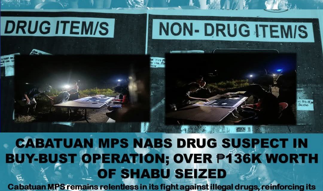 Anay preso nadakpan sa drug bust operation sa Cabatuan