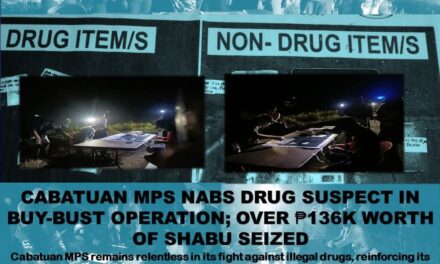 Anay preso nadakpan sa drug bust operation sa Cabatuan
