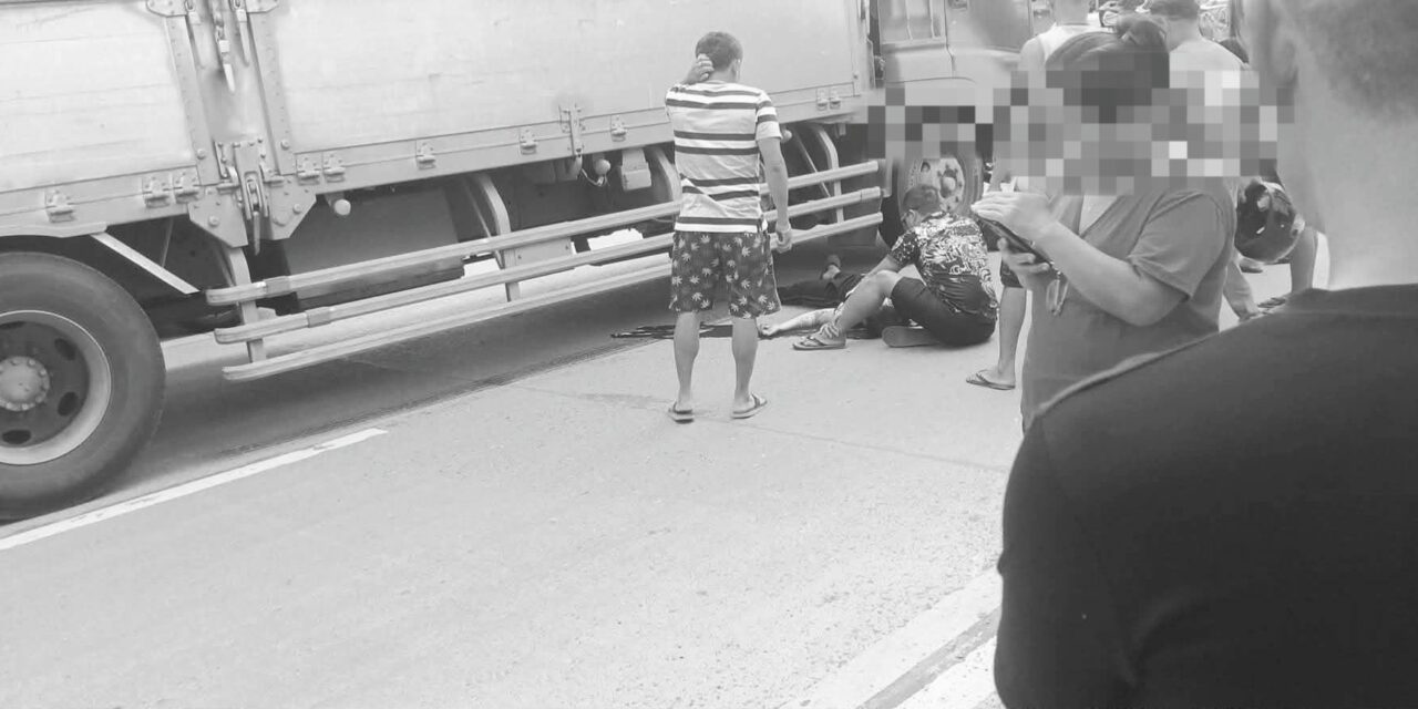 Driver sang motorsiklo patay sang nakabunggo sa sumalang nga truck sa Brgy. Pakiad, Oton