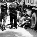 Lalaki nga gulpi lang nagdalagan naipit sang dump truck sa Passi City