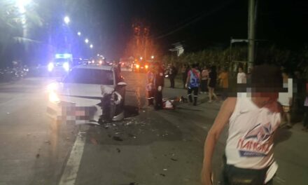 Driver sang motorsiklo patay sang nabungguan sang awto sa Sara