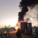 Wing van nasunog sa Zarraga; pahinante nga nagakatulog patay sang wala nakaguwa