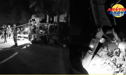 3 patay, 2 pilason sang natumba ang 6-wheeler truck sa Tubungan