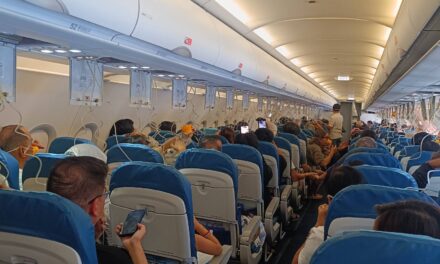 Dumaguete-Manila flight nag-emergency landing sa Iloilo International Airport; pila ka pasahero naglain ang pamatyag tungod sa “insufficient oxygen supply”