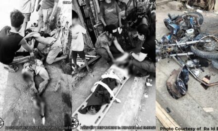 2 patay, 6 ang pilason lakip ang 2 ka menor-de-edad sang nabungguan sang pick-up sa Passi City