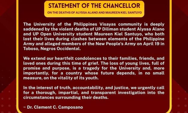 2 ka UP students, lakip sa 19 ka napatay sa encounter sa Negros Occidental