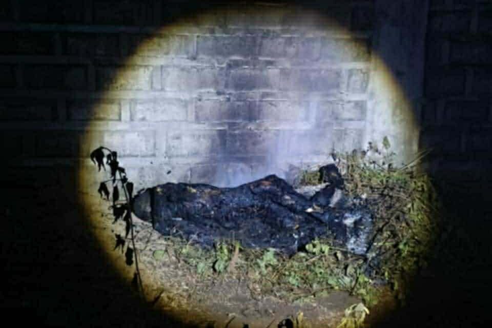 Sunog nga bangkay sang lalaki nasapwan sa bakante nga lote sa Ungka 1, Pavia, Iloilo