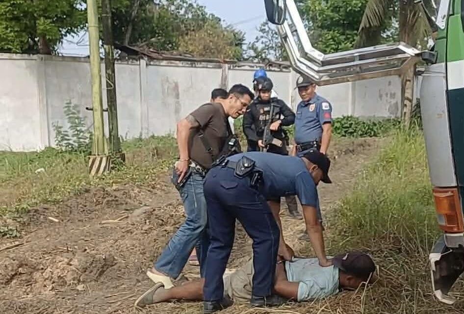 Truck driver pilason sang gintiro sang upod niya sa obra sa San Enrique; Suspek arestado