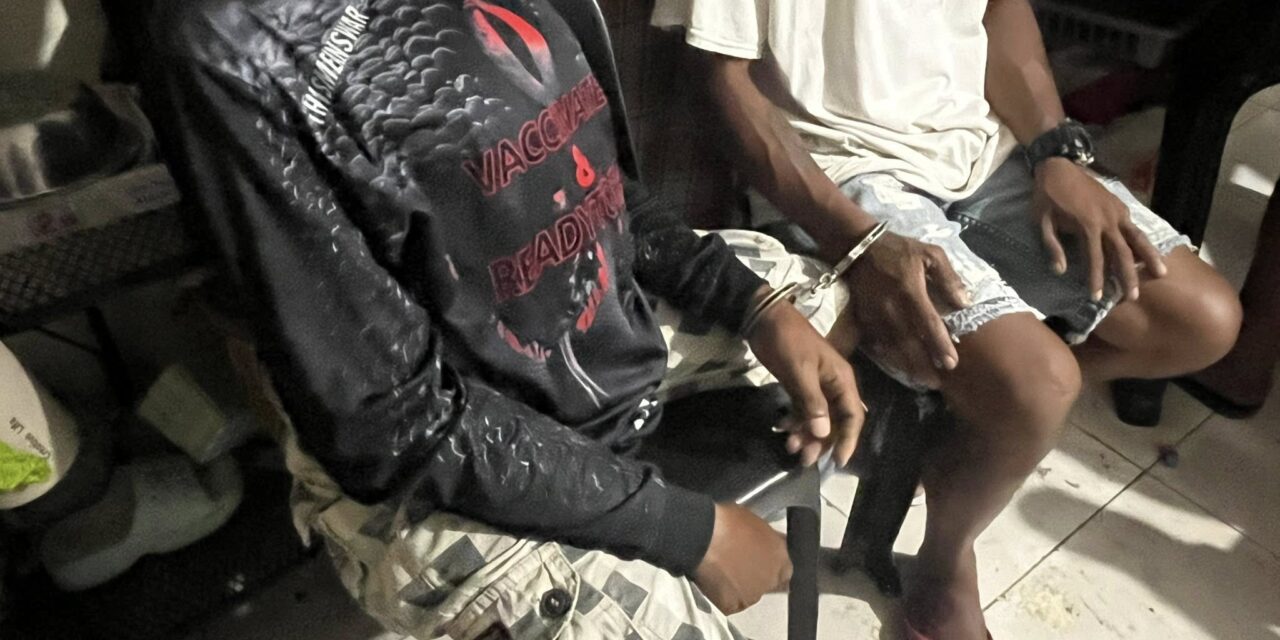 Mag-utod arestado sa drug bust operation sa Molo